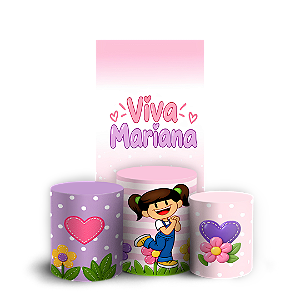 Capas Faixa Lateral e Trio Cilindro Sublimado Veste Fácil - Viva Mariana