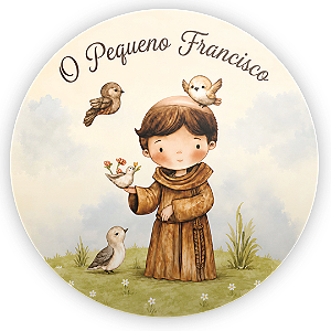 Capa Painel Redondo Sublimado - o Pequeno Francisco