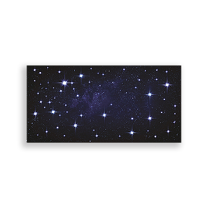 Capa Painel Retangular Sublimado - Galáxia com Estrelas