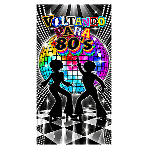 Capa Faixa Lateral Sublimado - Anos 80