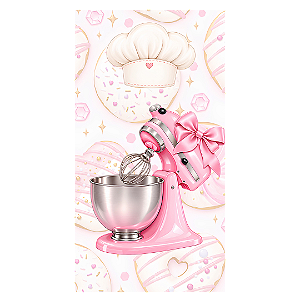 Capa Faixa Lateral Sublimado - Confeitaria