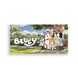 Capa Painel Retangular Sublimado - Bluey