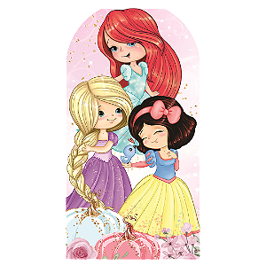 Capa Faixa Lateral Sublimado - Princesas