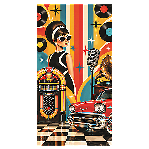 Capa Faixa Lateral Sublimado - Anos 60