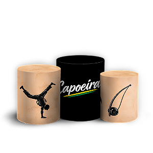 Capas Trio Cilindro Sublimado Veste Fácil - Capoeira
