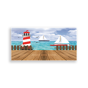 Capa Painel Retangular Sublimado - Náutico