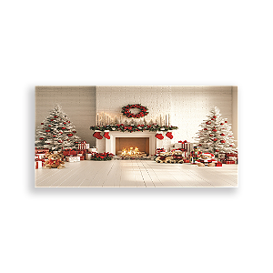 Capa Painel Retangular Sublimado - Natal