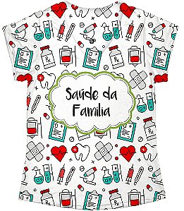 T-shirt Feminina no Atacado Saúde da Família