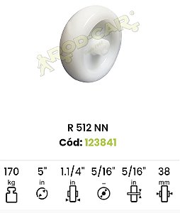 Roda para rodízio 512 nn
