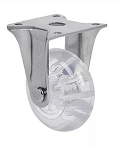 Rodízio Fixo 2 Pol. 50mm Flap 210 Gel Suporta Até 40Kg - Schioppa