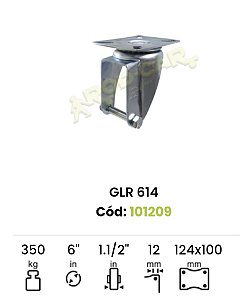 Garfo rodizio 514 glr giratorio 300kg