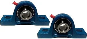 Kit C/2 Mancais E Rolamentos Ucp 206 Para Eixos De 30mm Gir