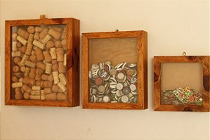 Conjunto Porta Rolhas - Tampinhas - Lacres