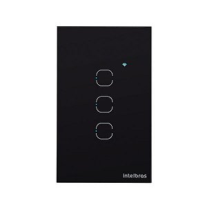 INTERRUPTOR SMART WI-FI TOUCH 3 PRETO EWS 1003