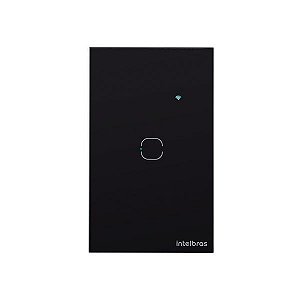 INTERRUPTOR INTELIGENTE TOUCH WI-FI 1 TECLA PRETO EWS 1001 4850014