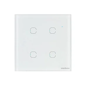 INTERRUPTOR SMART WI-FI TOUCH 4 TECLAS EWS 1004 BRANCO