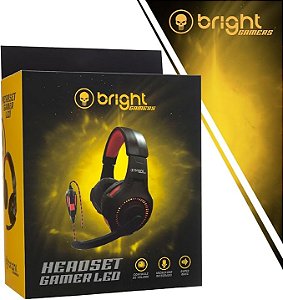 Headset Gamer Vermelho - Bright