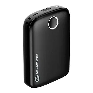 Carregador Portátil 10000mAh USB-C/ USB/ MICRO - Goldentec