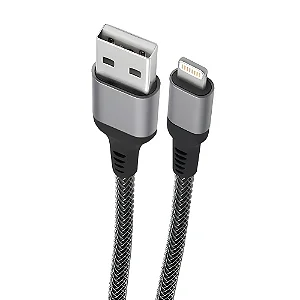 Cabo USB Para Lightning 2M Trançado - Geonav