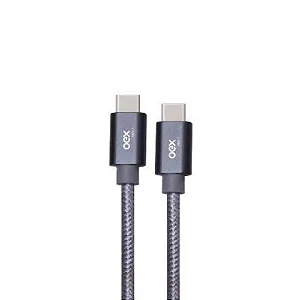 Cabo USB- C Para USB-C 1,5M  Trançado - OEX