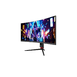 Monitor Gamer Hi Level Elite Curvo 34" ELED, 180Hz, 1ms, HDR, Freesync e G-sync - HL34R180C Preto