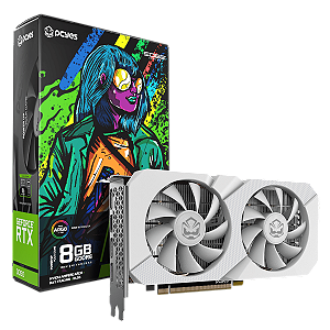 Gpu Nvidia Geforce Rtx 3050 8Gb Gddr6 128Bit Branco Projeto Edge - Pvrtx30508Wtpe