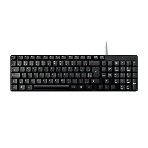 TECLADO USB (PRETO) (SLIM) (GOLDENTEC/TCN)