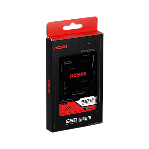 SSD PCYES PY512 512GB SATA III 2,5 LEITURA 550MB/S ESCRITA 400MB/S - SSD25PY512