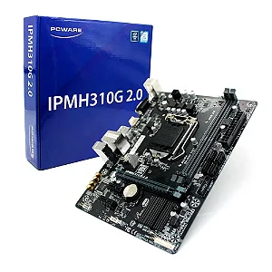 Placa-Mãe PCWare, Intel 1151, mATX, DDR4, VGA, HDMI - IPMH310G