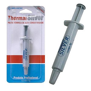 Pasta Térmica Thermal Silver Seringa 5G - Implastec