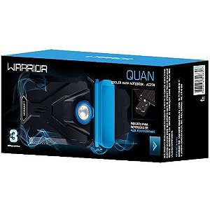 Base Gamer Warrior Heat Extractor com Cooler para Notebook - AC268