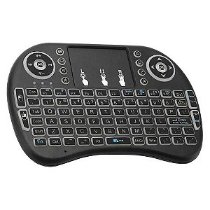 Mini Teclado Sem Fio Touchpad Keyboard Air Mouse Universal  P/ Android Tv, Pc, Notebook e Tv - Ukb-500