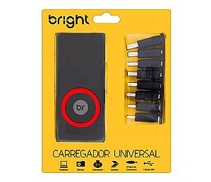 CARREGADOR UNIVERSAL BRIGHT
