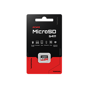 Cartão De Memória Pcyes Micro Sd 64Gb C10 U3 V30