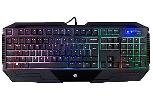 Teclado Gamer LED ABNT2 - K110 - HP