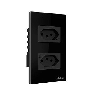 TOMADA DUPLA 10A SMART WI-FI ETS 1002 PRETO