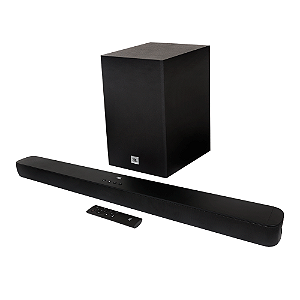 Soundbar JBL Cinema SB180, 2.1 Canais com Subwoofer, Preto Bivolt