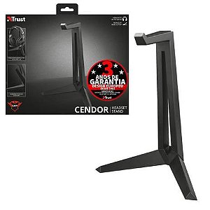 Suporte para Headset Gamer GXT 260 Cendor T22973 Preto - Trust