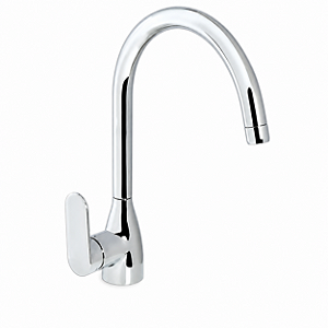 Kumin Misturador monocomando de mesa para cozinha para Aquecedor de Ponto Cromado