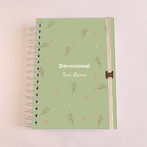 CADERNO DEVOCIONAL FLORAL