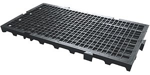 Piso Plástico 500x250x25mm