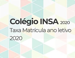 Matrícula ano letivo 2020