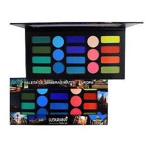 PALETA DE SOMBRAS MATTE EUROPA LUDURANA