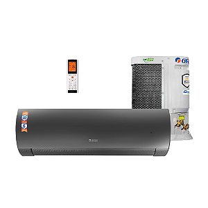 Ar Condicionado Gree Split Hi-Wall G-Diamond Auto Inverter 12.000 BTU/h - Cinza