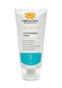 ALL CLEAN- GEL ESFOLIANTE FACIAL 60G - PASSO 2 - O1 UNIDADE