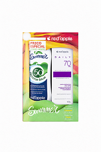 Kit Summer FPS 50 Corporal + FPS 70 Facial Red Apple