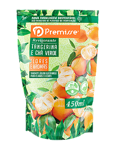 Sabonete Tangerina e Chá Verde Pouch 450 ml Premisse