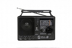 RM-PUSM81AC-Rádio Portátil 8 faixas com Sintonia Fina e USB