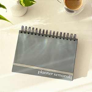 PLANNER SEMANAL CINZA