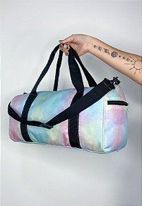 Mala de Mão Bolsa Transversal Estampa Tie Dye Multicolorida A017